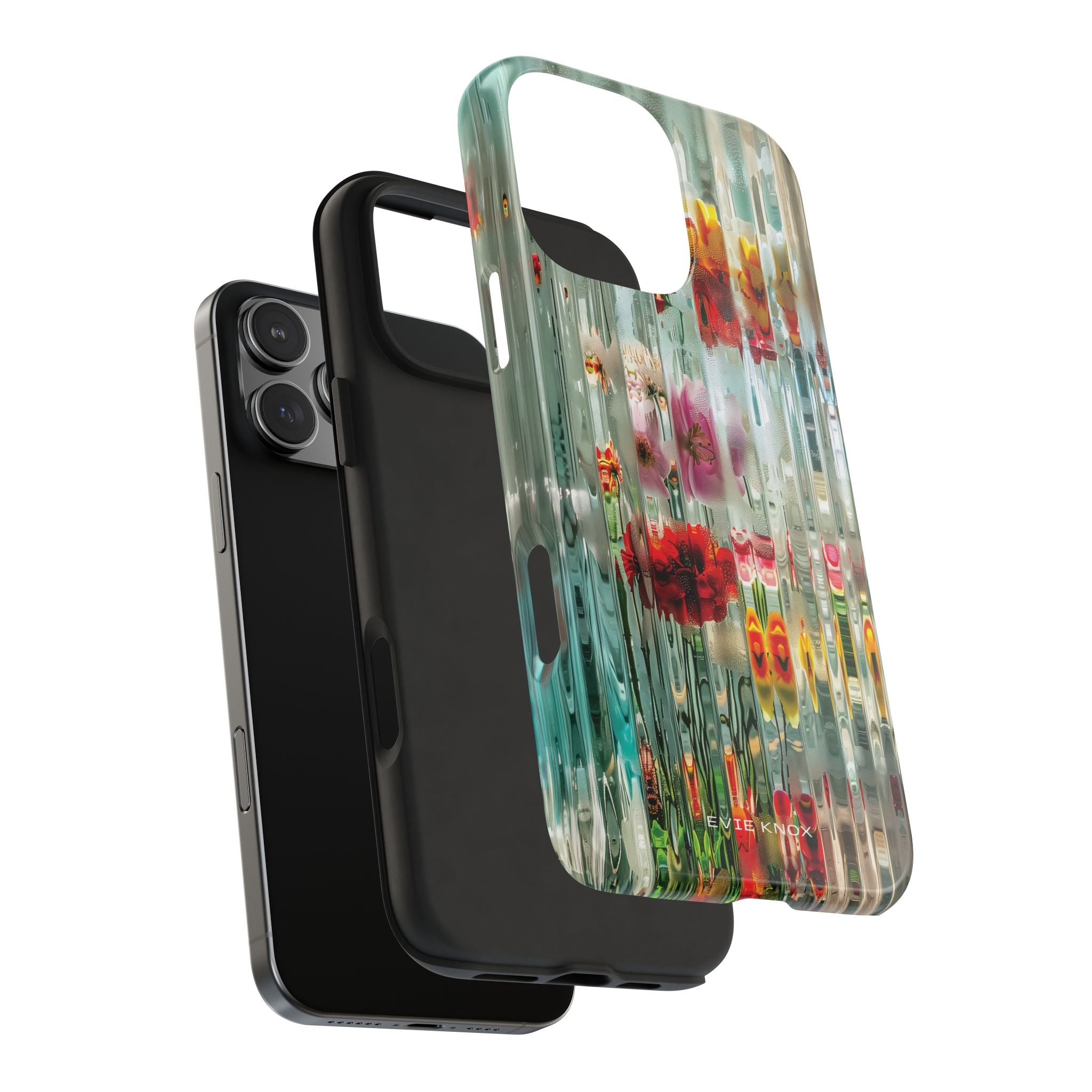 Tropical Floral Distortion iPhone Case