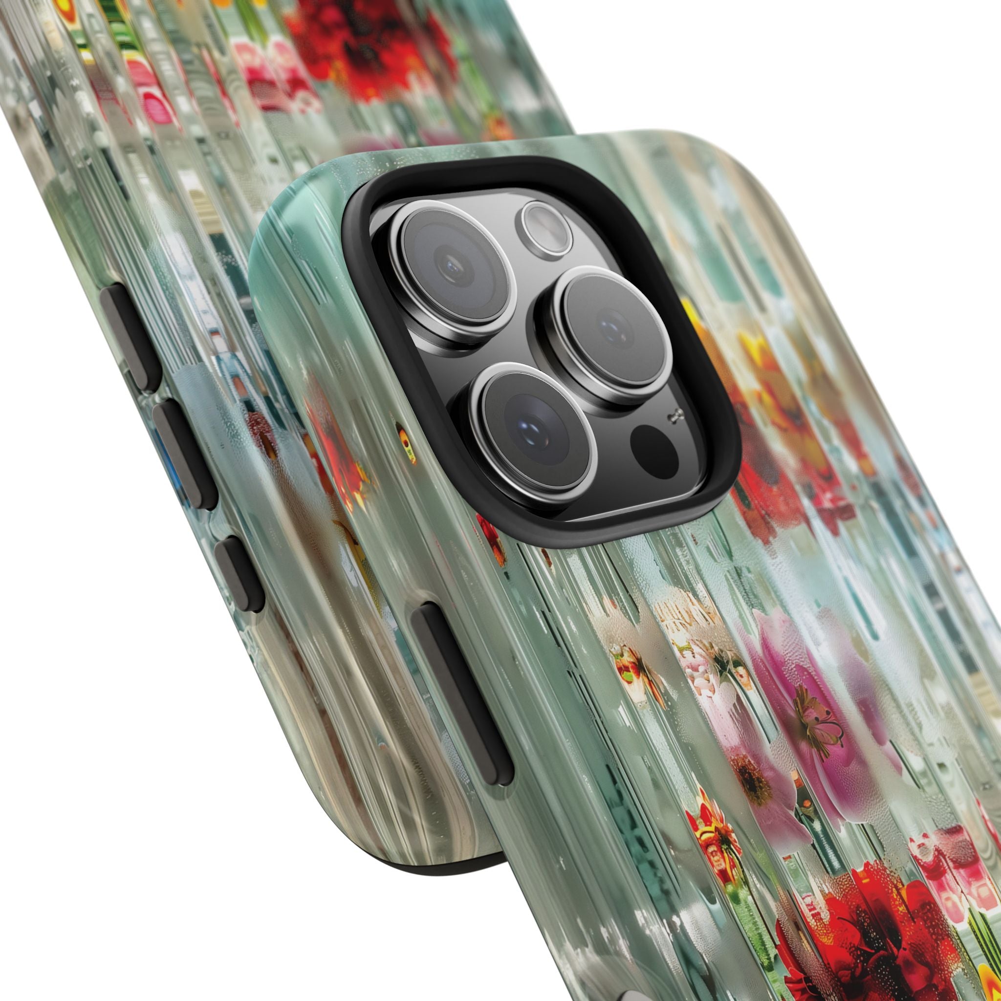 Tropical Floral Distortion iPhone Case