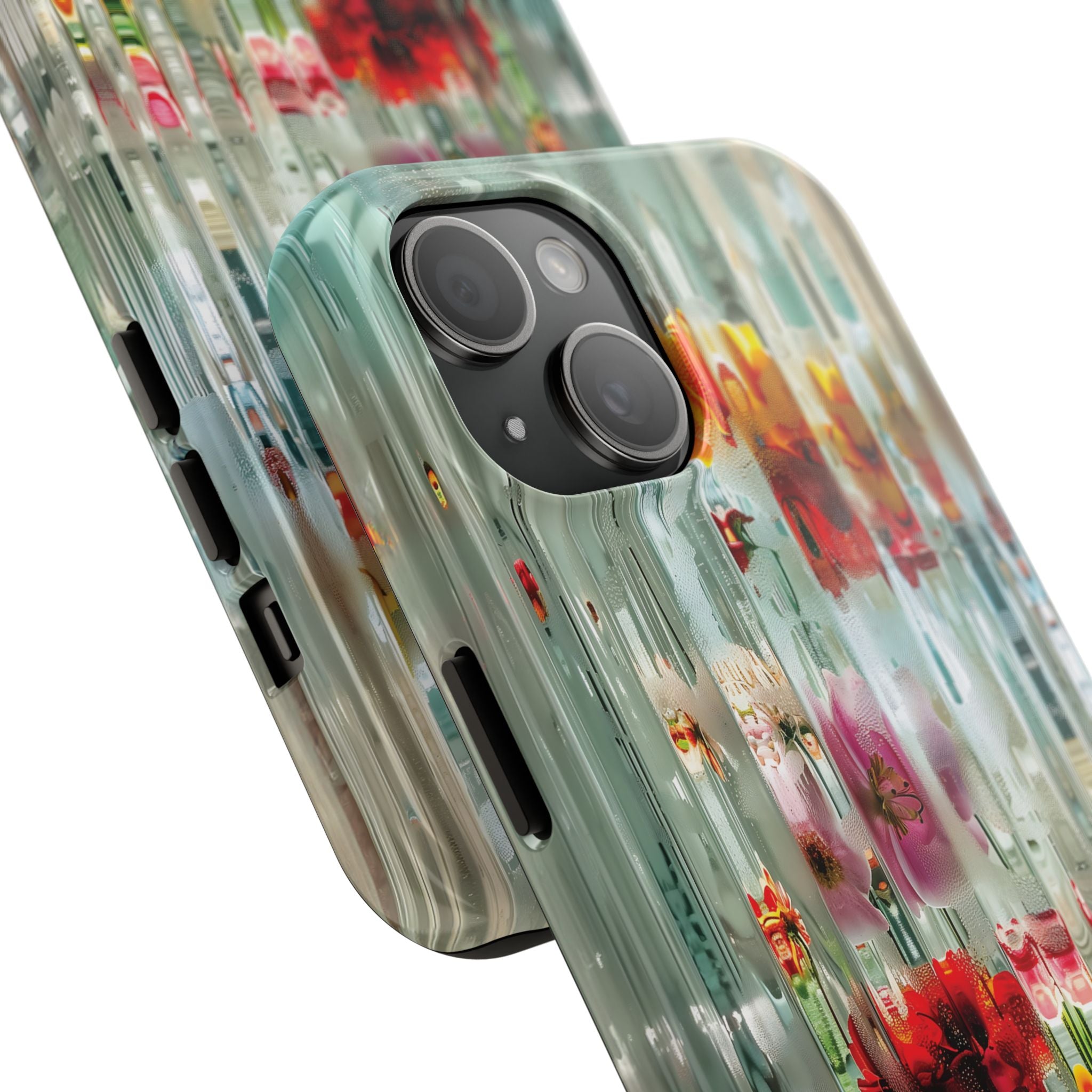 Tropical Floral Distortion iPhone Case