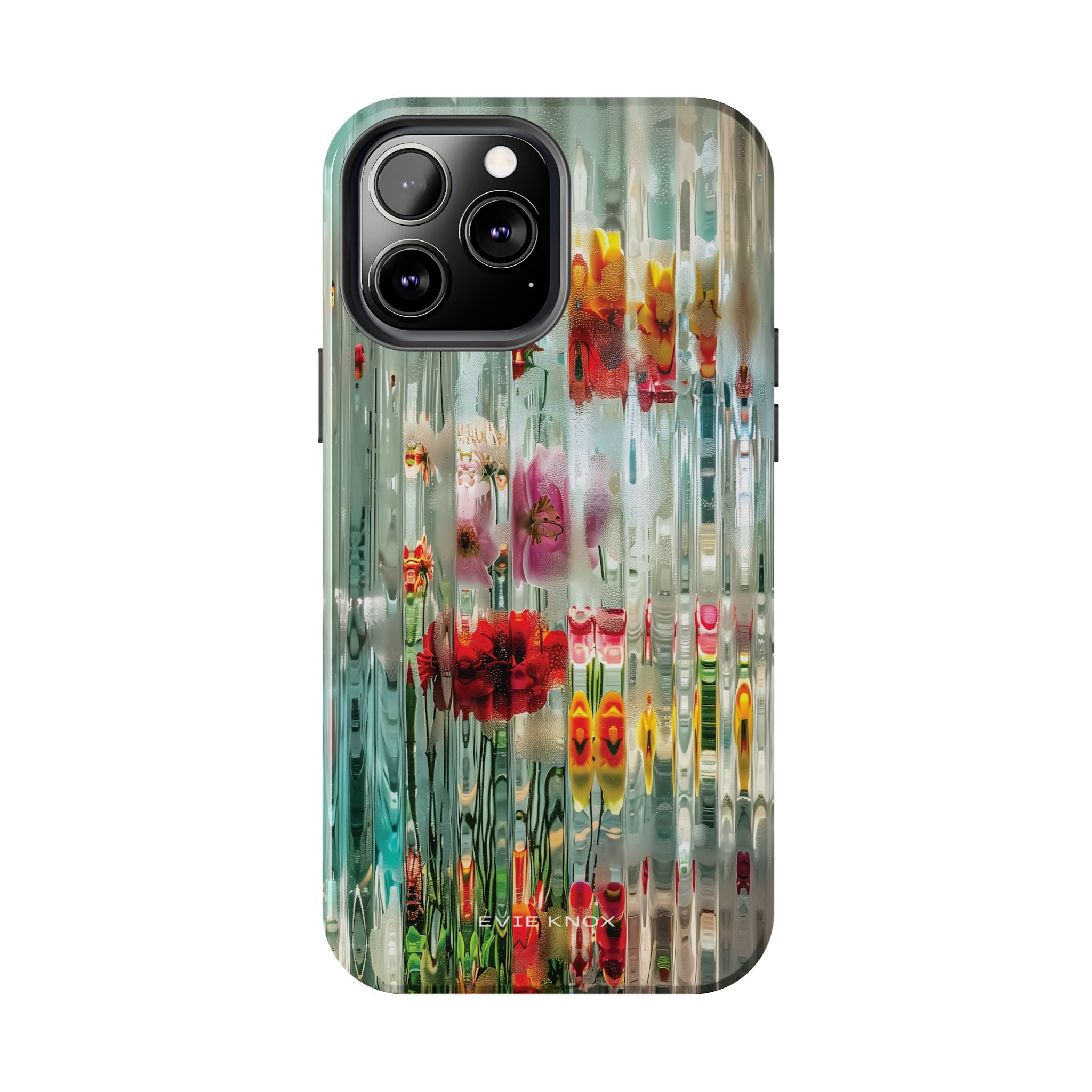 Tropical Floral Distortion iPhone Case