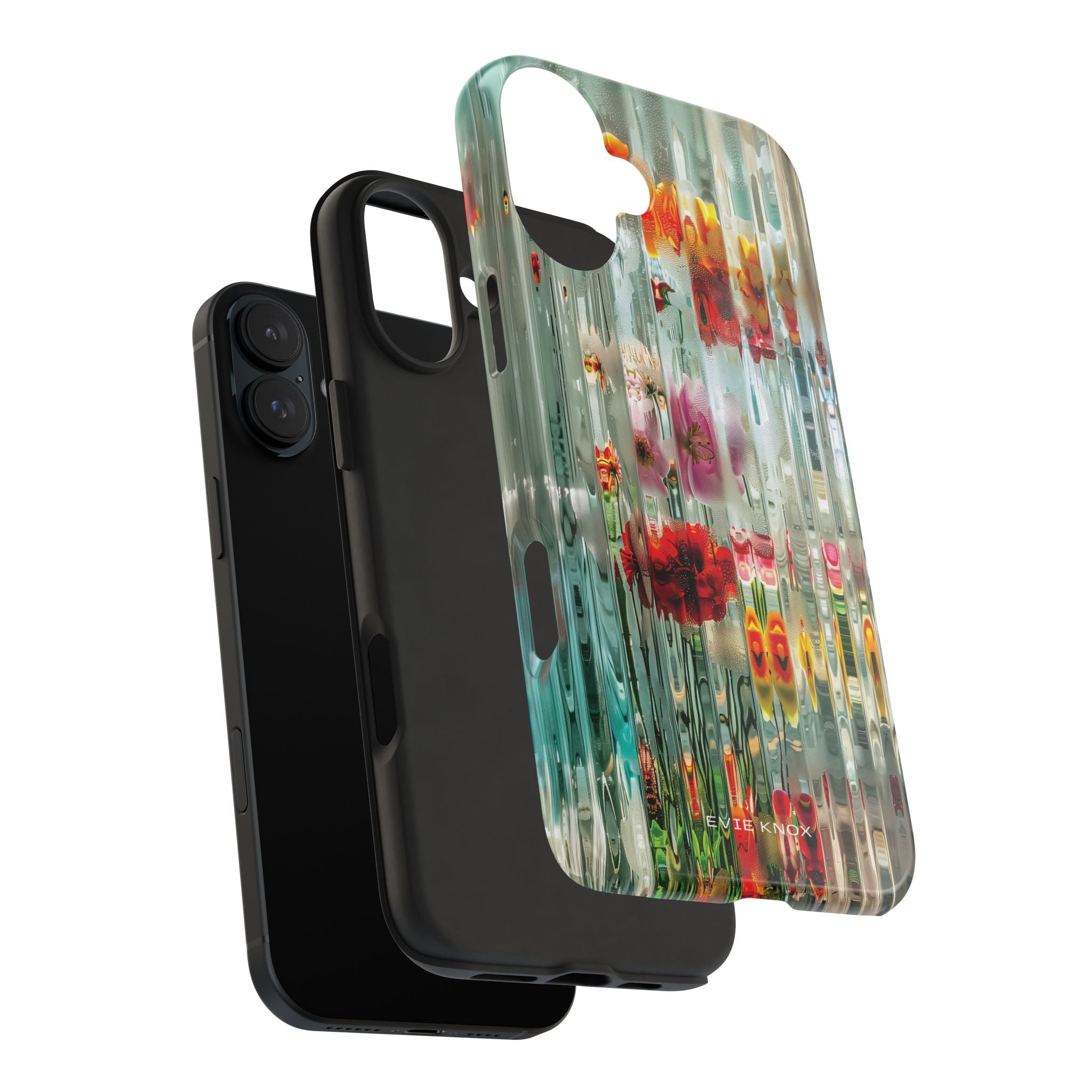 Tropical Floral Distortion iPhone Case