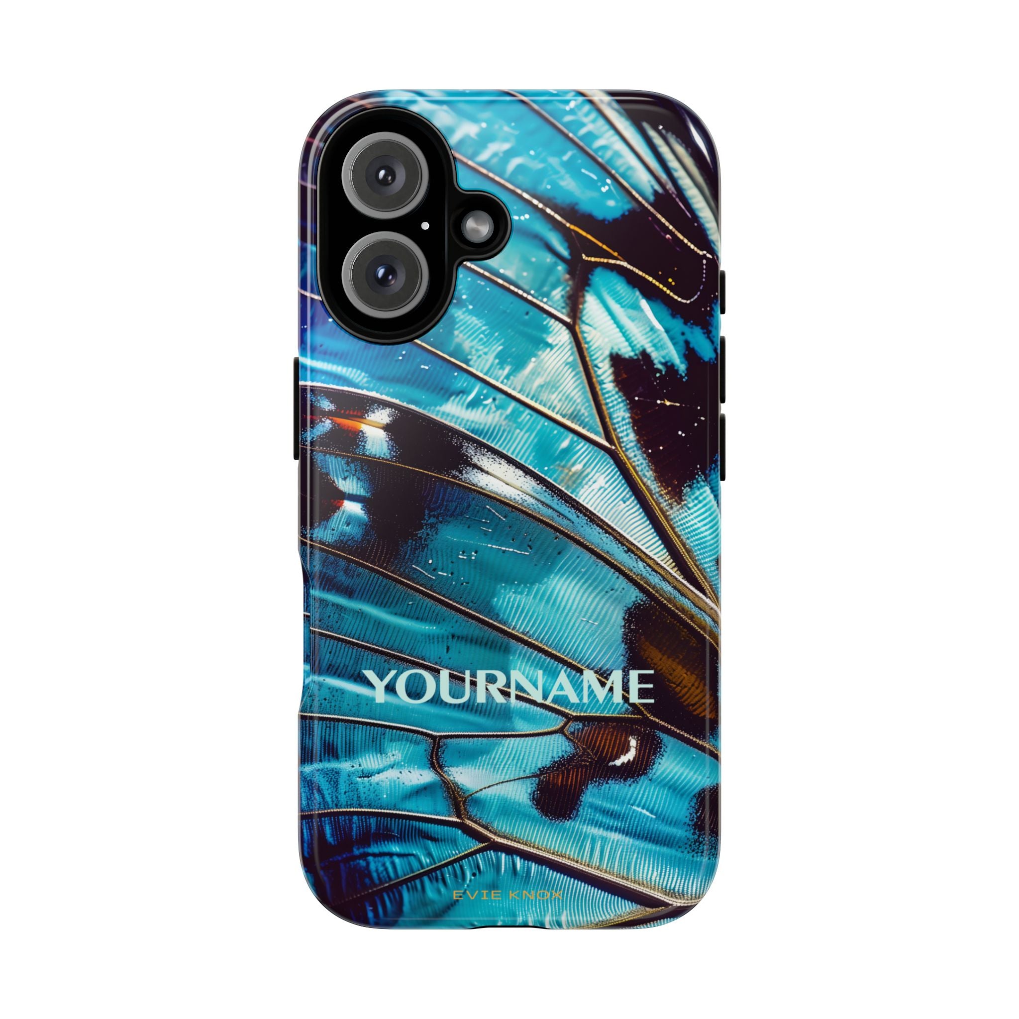 Blue Morpho Butterfly Wing Tough iPhone Case