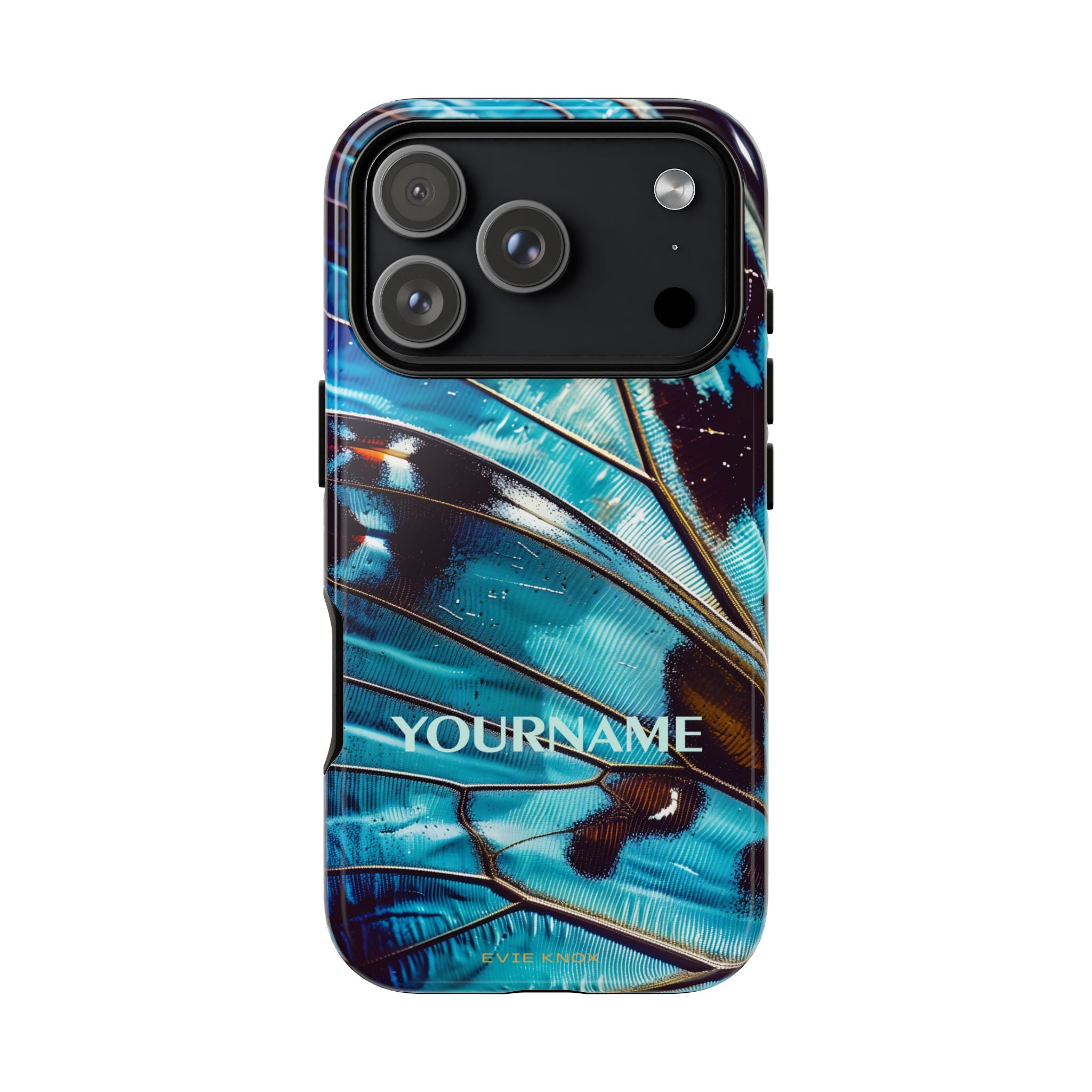 Blue Morpho Butterfly Wing Tough iPhone Case