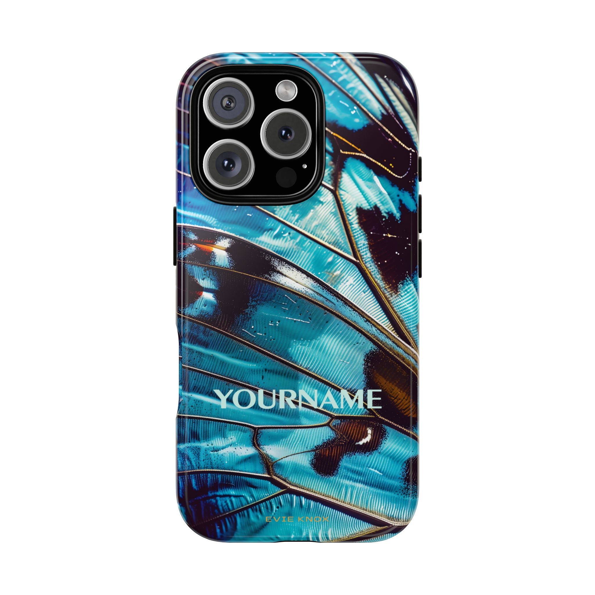 Blue Morpho Butterfly Wing Tough iPhone Case