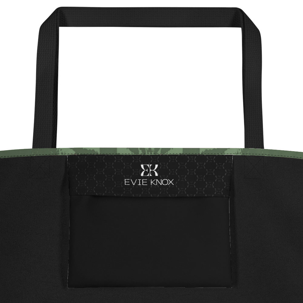Stare Down Large Tote Bag