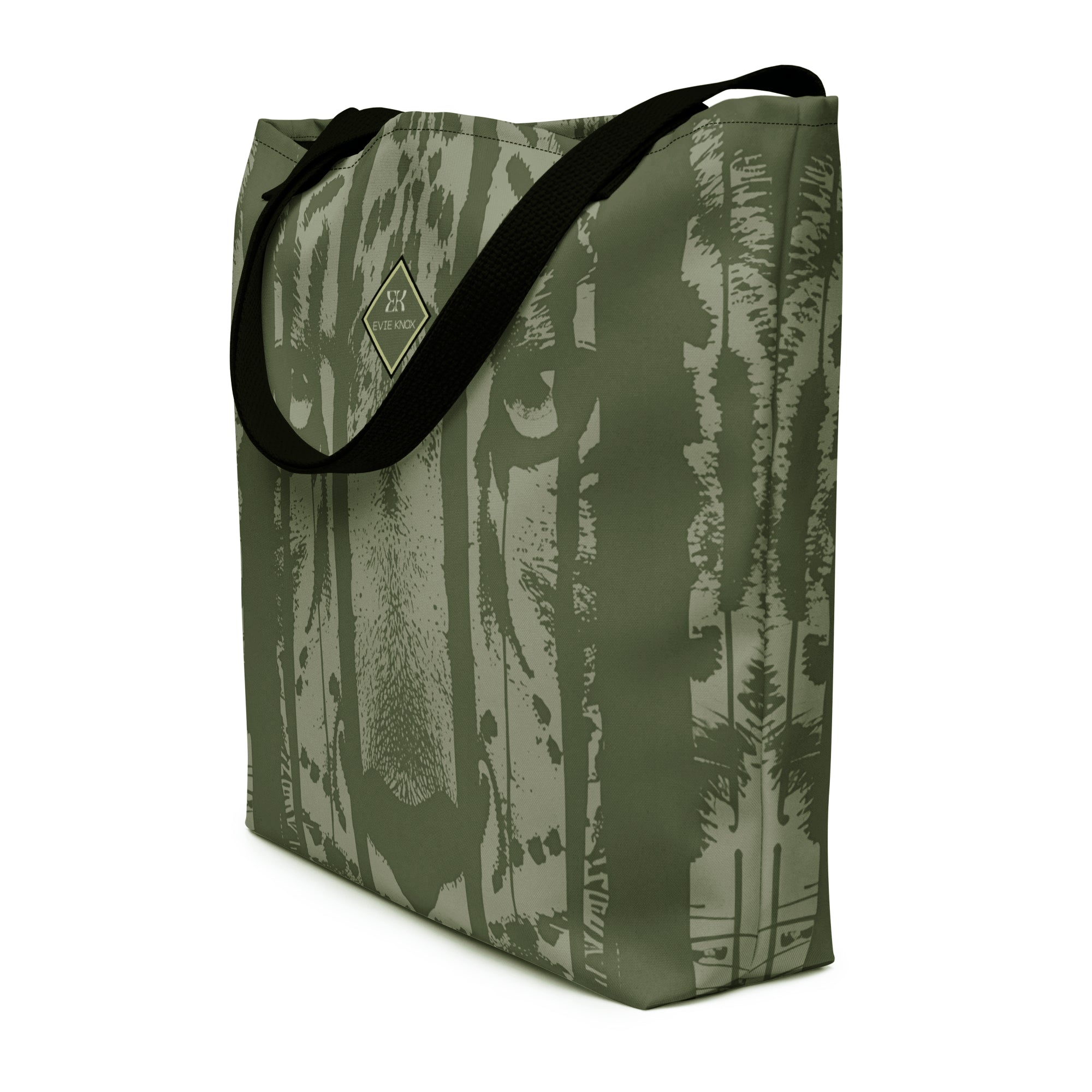 Stare Down Large Tote Bag