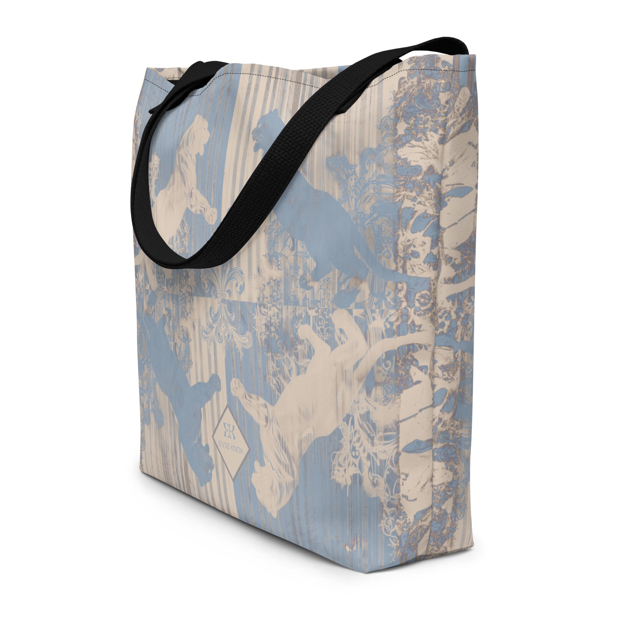 Jaguar Symmetry Large Tote Bag