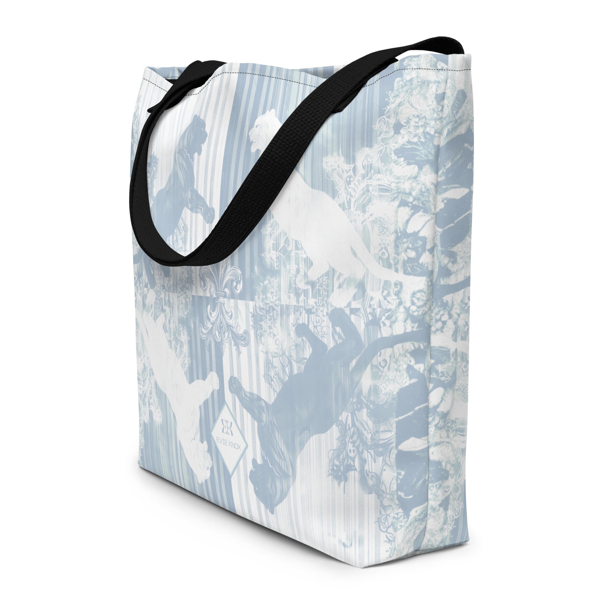 Jaguar Symmetry Large Tote Bag
