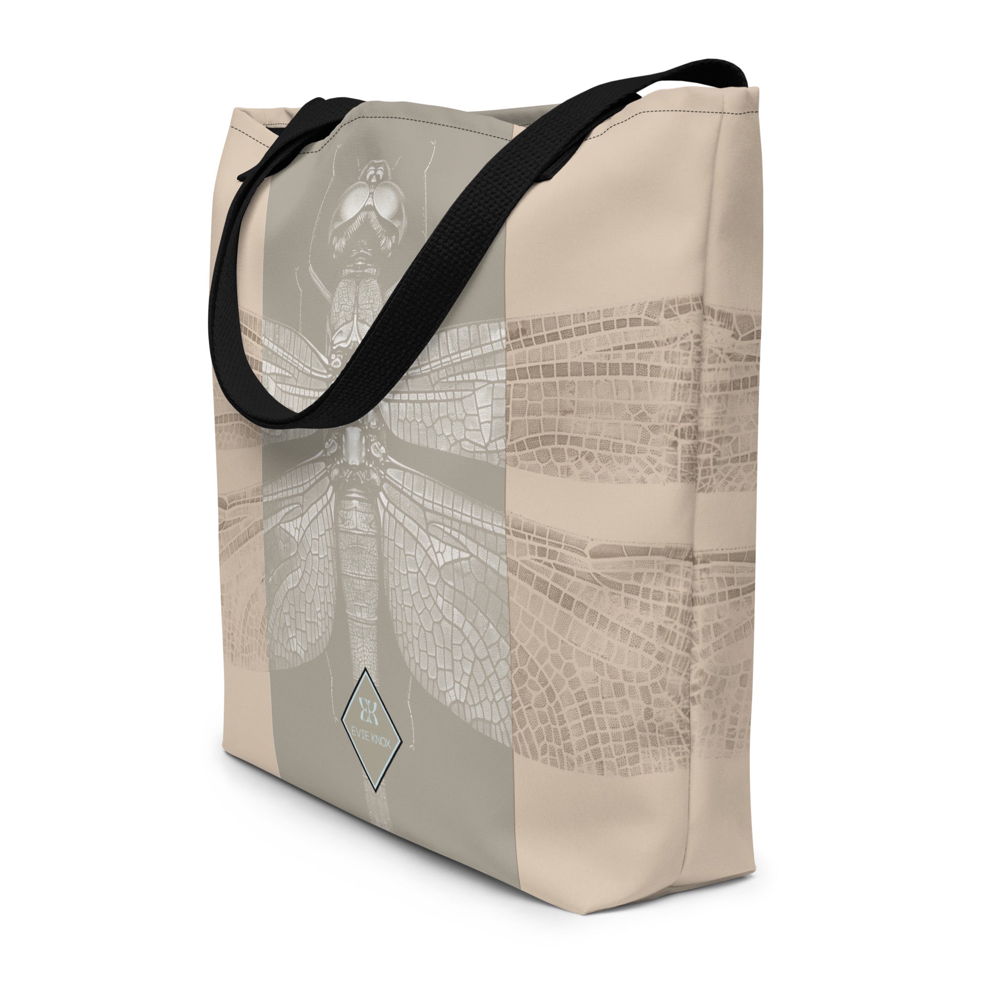 Dragonfly Revelation Large Tote Bag