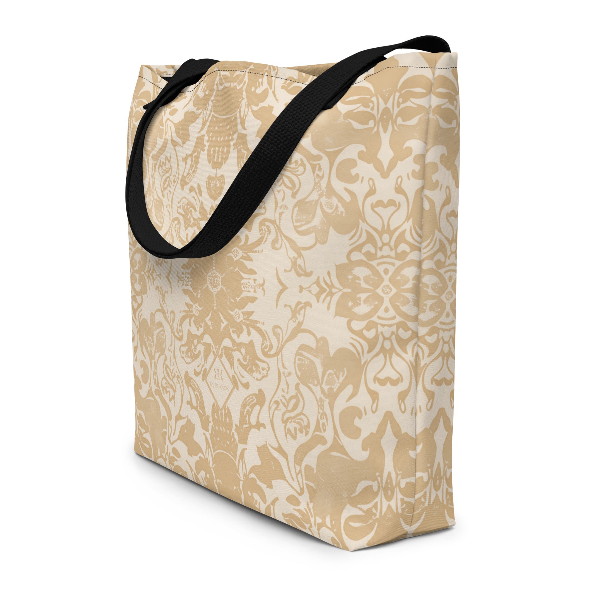 French Fractal Large Tote Bag