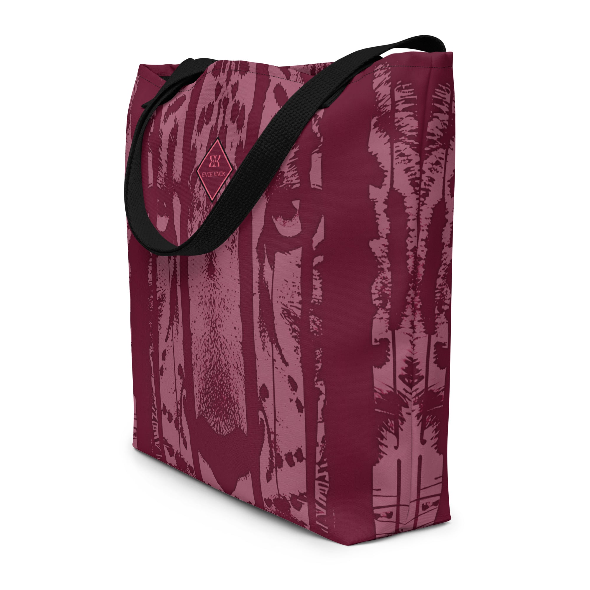 Stare Down Large Tote Bag