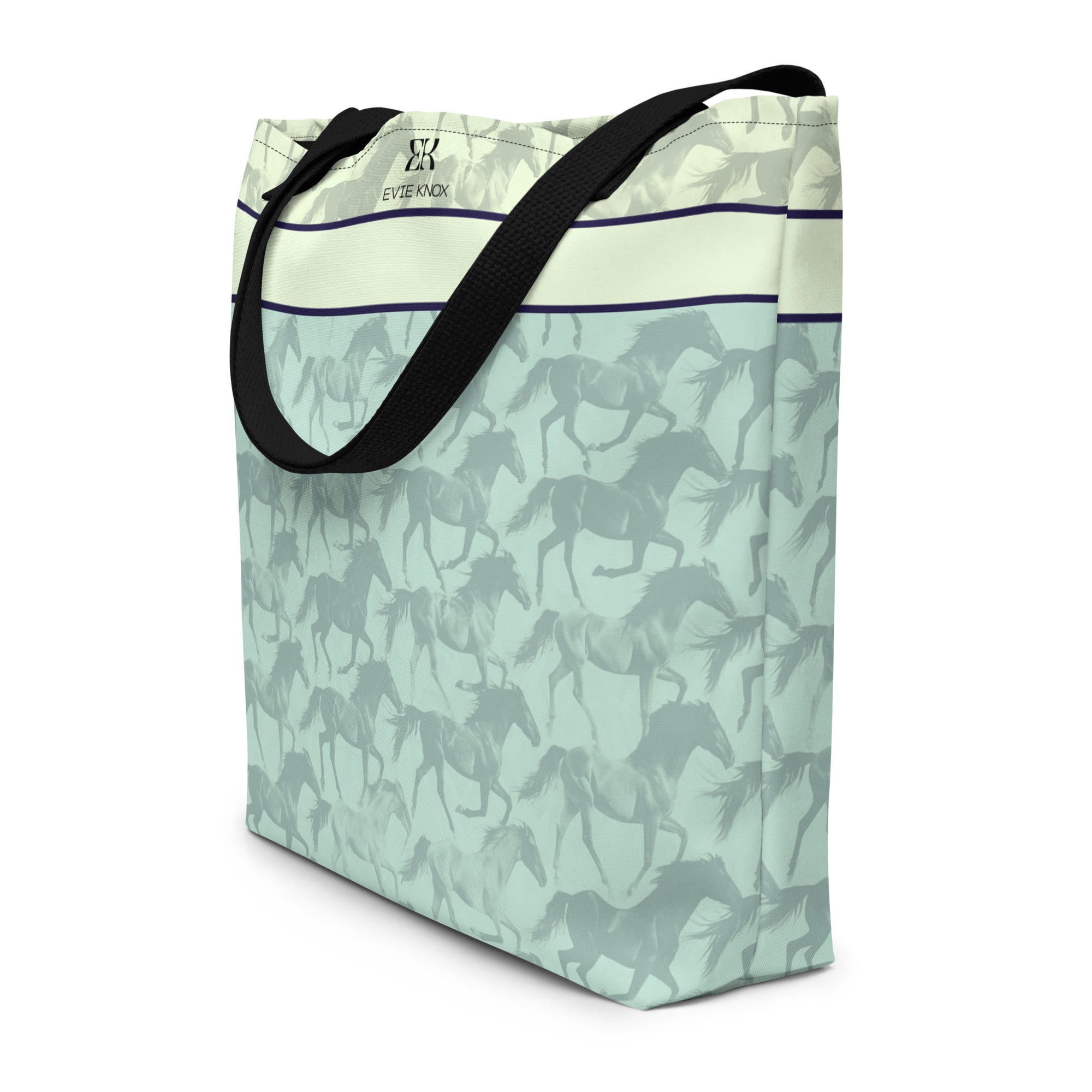 Stallions In Sync Large Tote Bag