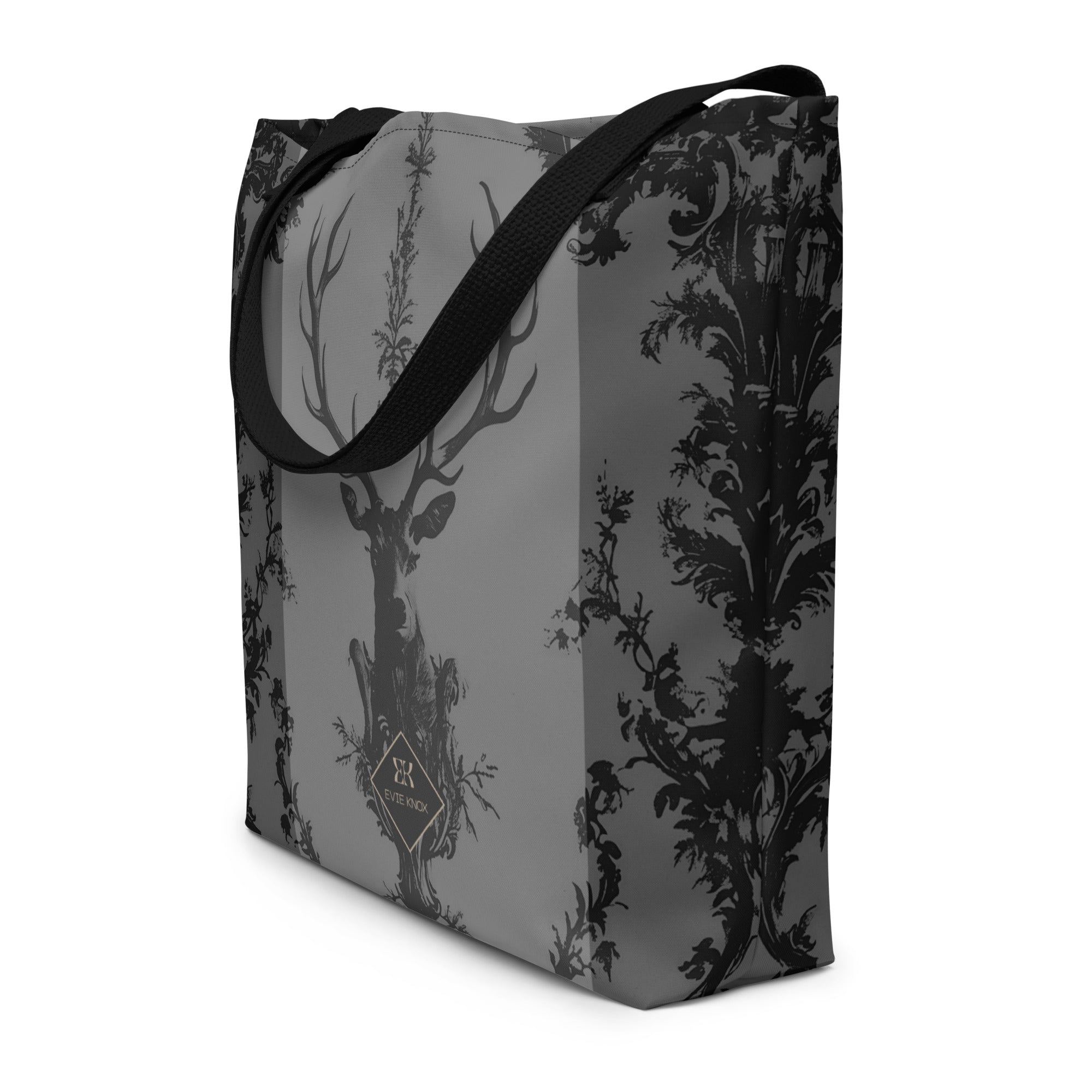 Deer Gothika Large Tote Bag