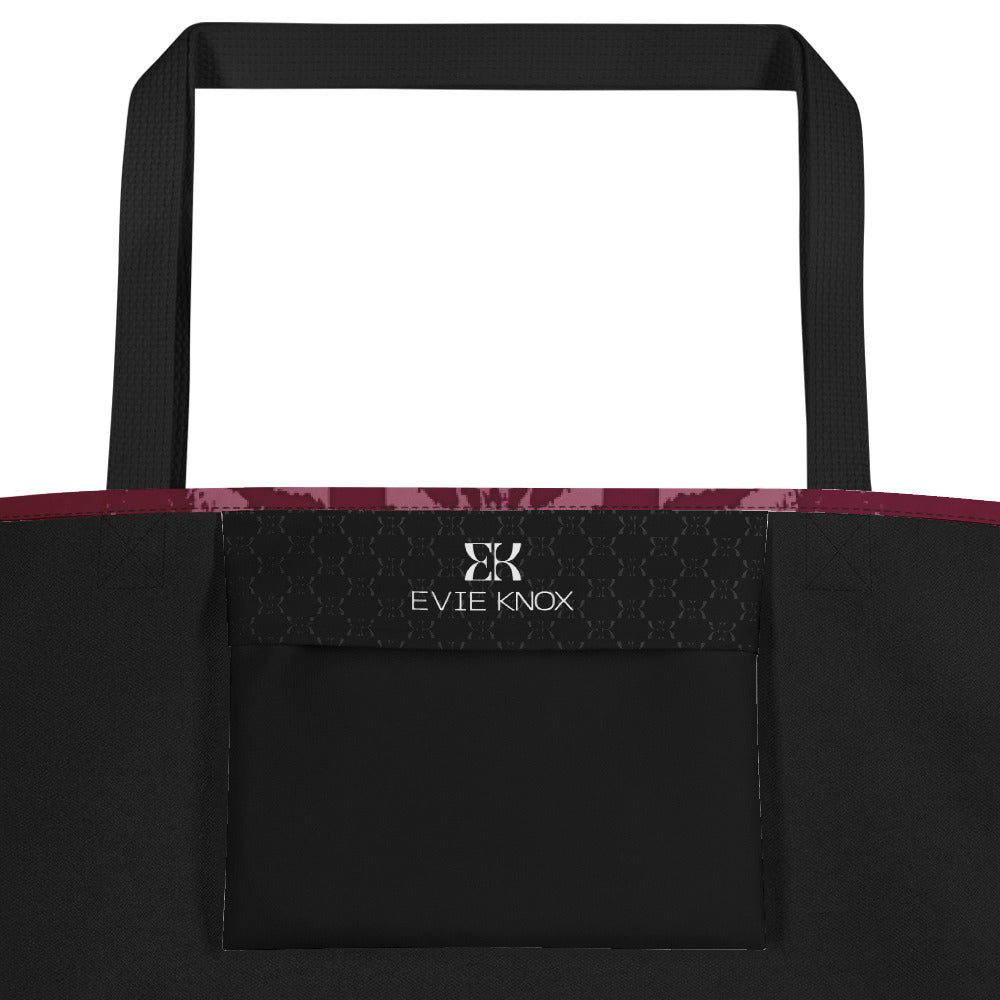 Stare Down Large Tote Bag