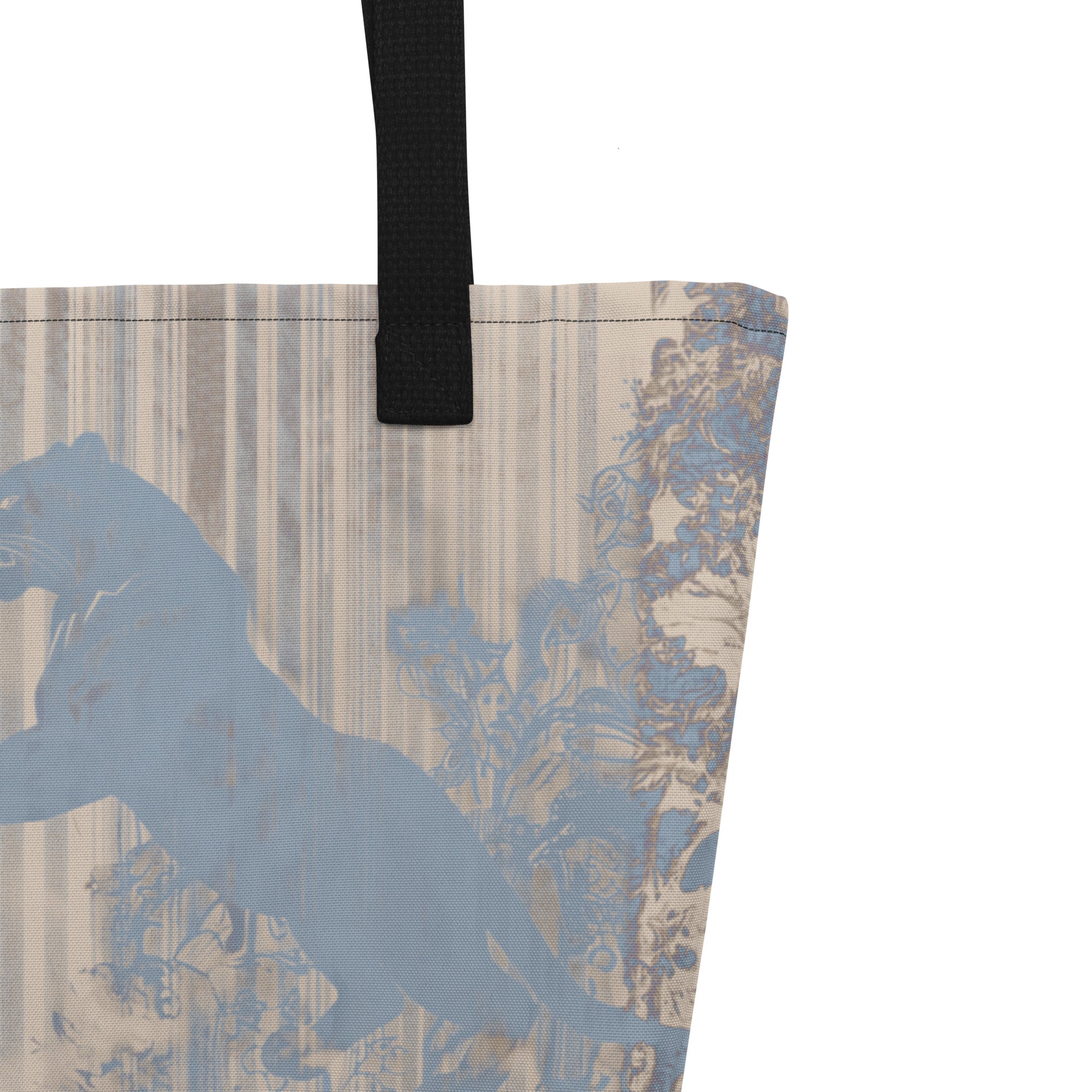 Jaguar Symmetry Large Tote Bag