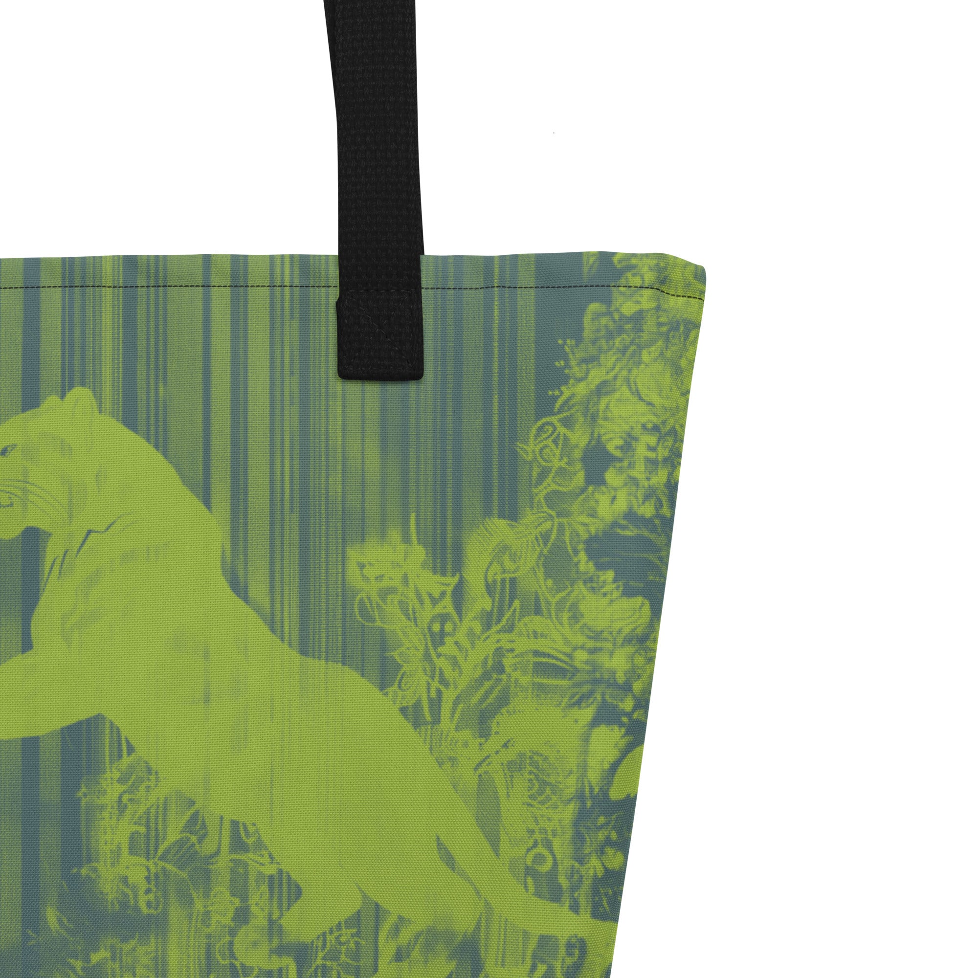 Jaguar Symmetry Large Tote Bag