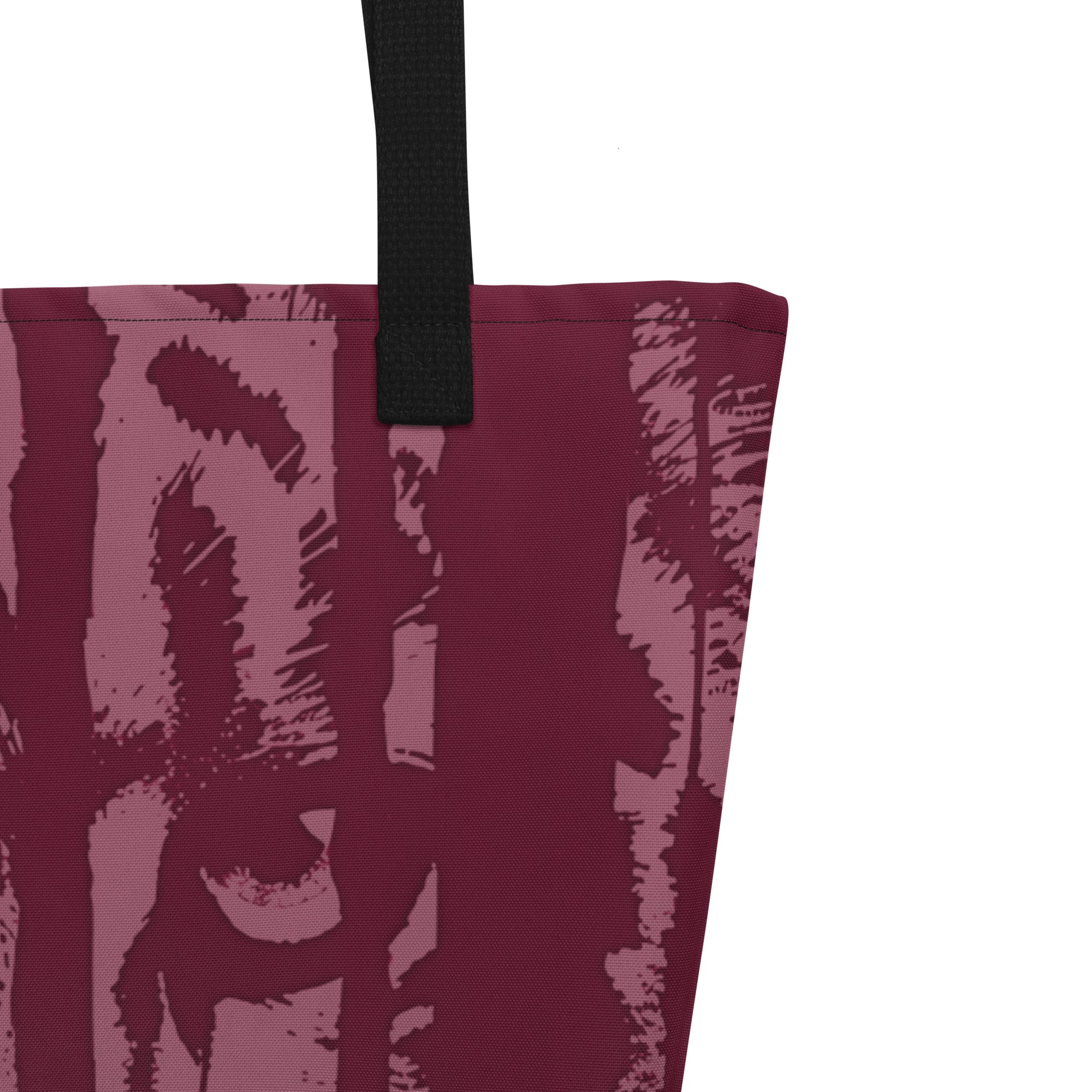 Stare Down Large Tote Bag