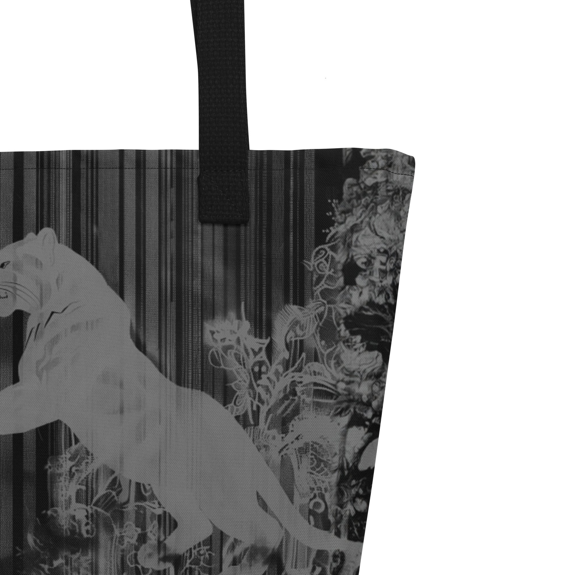 Jaguar Symmetry Large Tote Bag